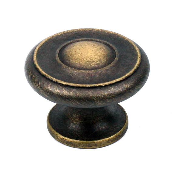 Century Hardware Plymouth Collection 1-1/2" Dia. Solid Brass Knob - Weathered Brass