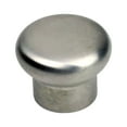 thumbnail image 1 of Stainless - Stainless Steel, 1-3/16" dia. Mushroom Knob, Brushed Stainless Steel, 1 of 1
