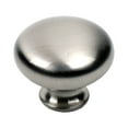thumbnail image 1 of Century Hardware Yaletown Collection 1-1/4" Dia. Zinc Die Cast Knob - Satin Nickel, 1 of 5