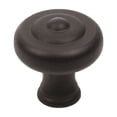 thumbnail image 1 of Yukon - Premium Solid Brass, Knob, 1-1/2" dia. Oil Rubbed Bronze, 1 of 5