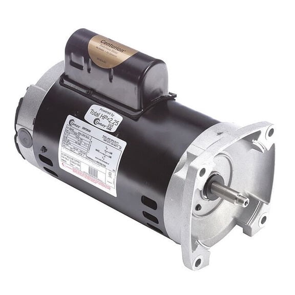 Pool Pump Motor, Permanent Split Capacitor, 1 1/2 HP, 56Y Frame, 3,450 Nameplate RPM B2849