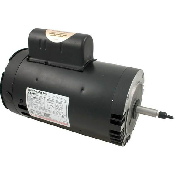 Century A.O. Smith 56J C-Face 3 or 0.38 HP Dual Speed Full Rated Pool and Spa Pump Motor, 13.8/4.0A 230V B966