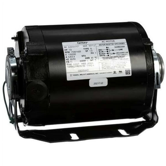 Century Pump Motor,Split Phase Design CB2054AD