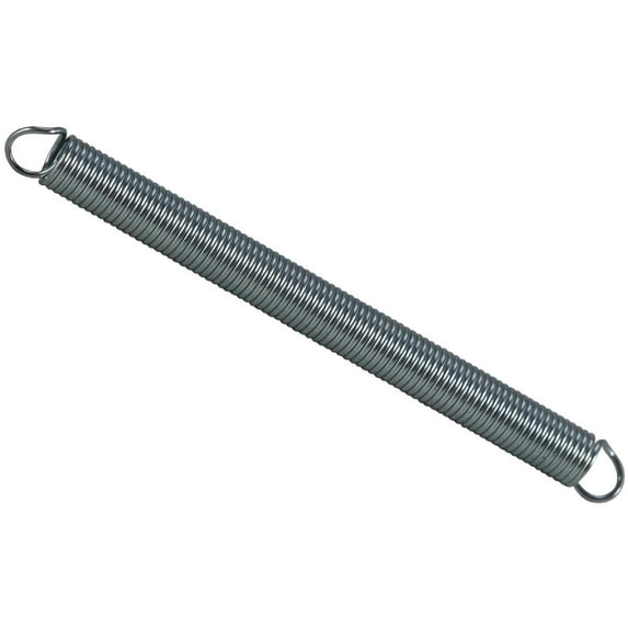 2 Pack 1/8" OD Extension Spring 1-1/2" Length .015" Wire Diameter, Each
