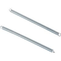 Nickel-Plated Steel Extension Springs, Pack of 2, 5/16" OD x 3" Length