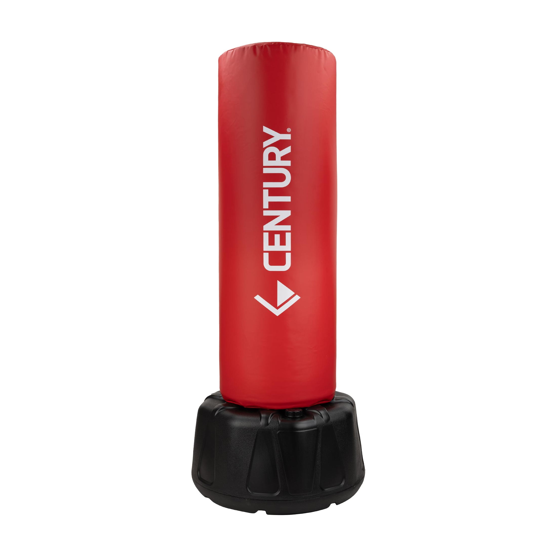 Century Wavemaster 2XL Pro Freestanding Punching Bag High-Density Foam Padded Boxing Bag Adjustable Height with 52" Strike Zone & Tapered Base Large Mixed Martial Arts Training Bag Red