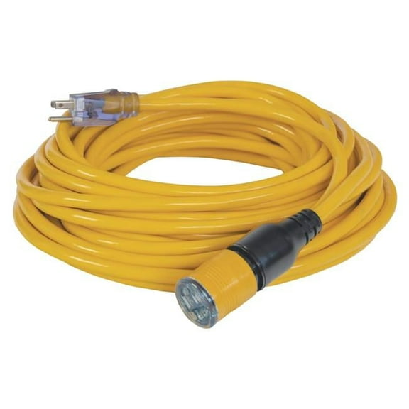 Century Wire & Cab DXEC14412050 50 ft. 12-3 SJTW Lighted Locking Extension Cord