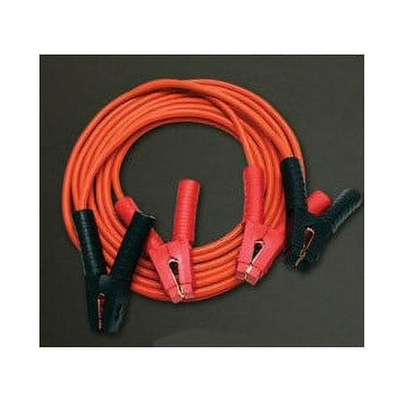 Century Wire Pro Glo 30 Ft 600A 1 Gauge Battery Booster Cable Set Orange