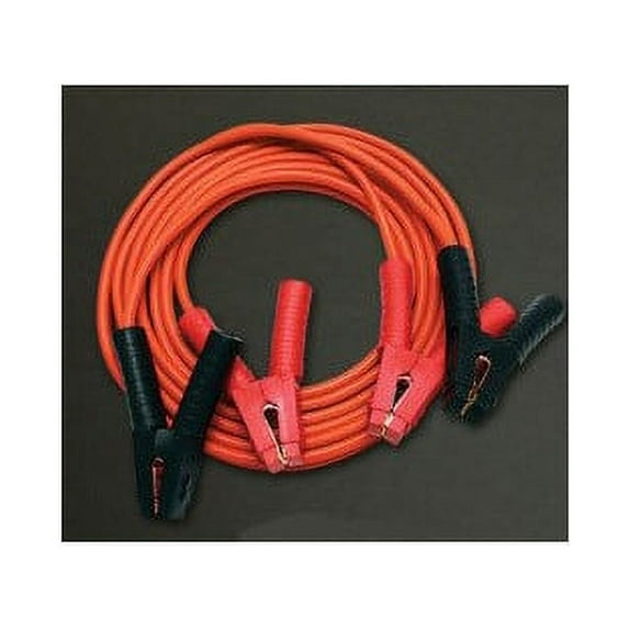 Century Wire Pro Glo 30 Ft 600A 1 Gauge Battery Booster Cable Set Orange