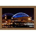 thumbnail image 1 of CenturyLink Field 40x26 Large Gold Ornate Wood Framed Canvas Art - Home of the Seattle Seahawks, 1 of 2