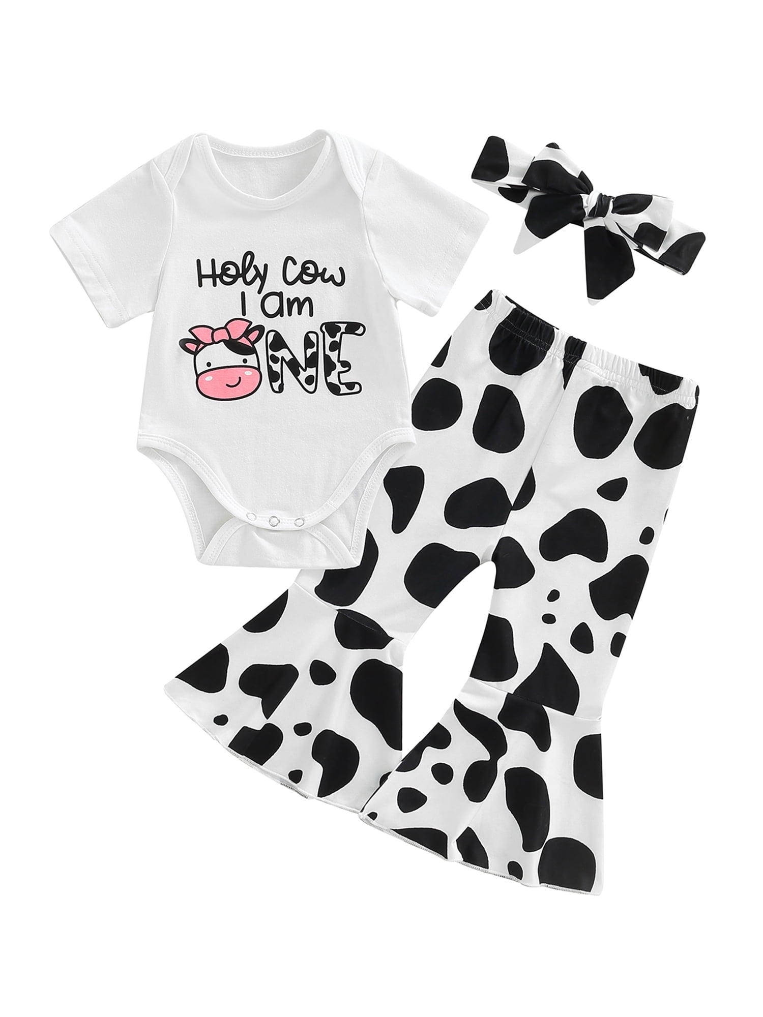 Baby girl cow outlet outfit