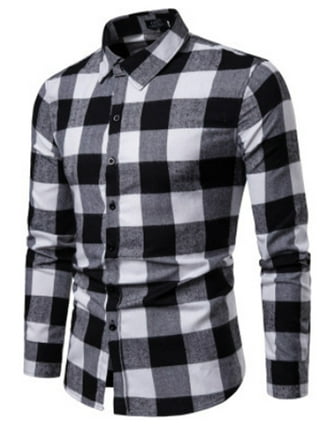Checked Shirts- Maroon Plaid Checked Print Shirts for Men Online