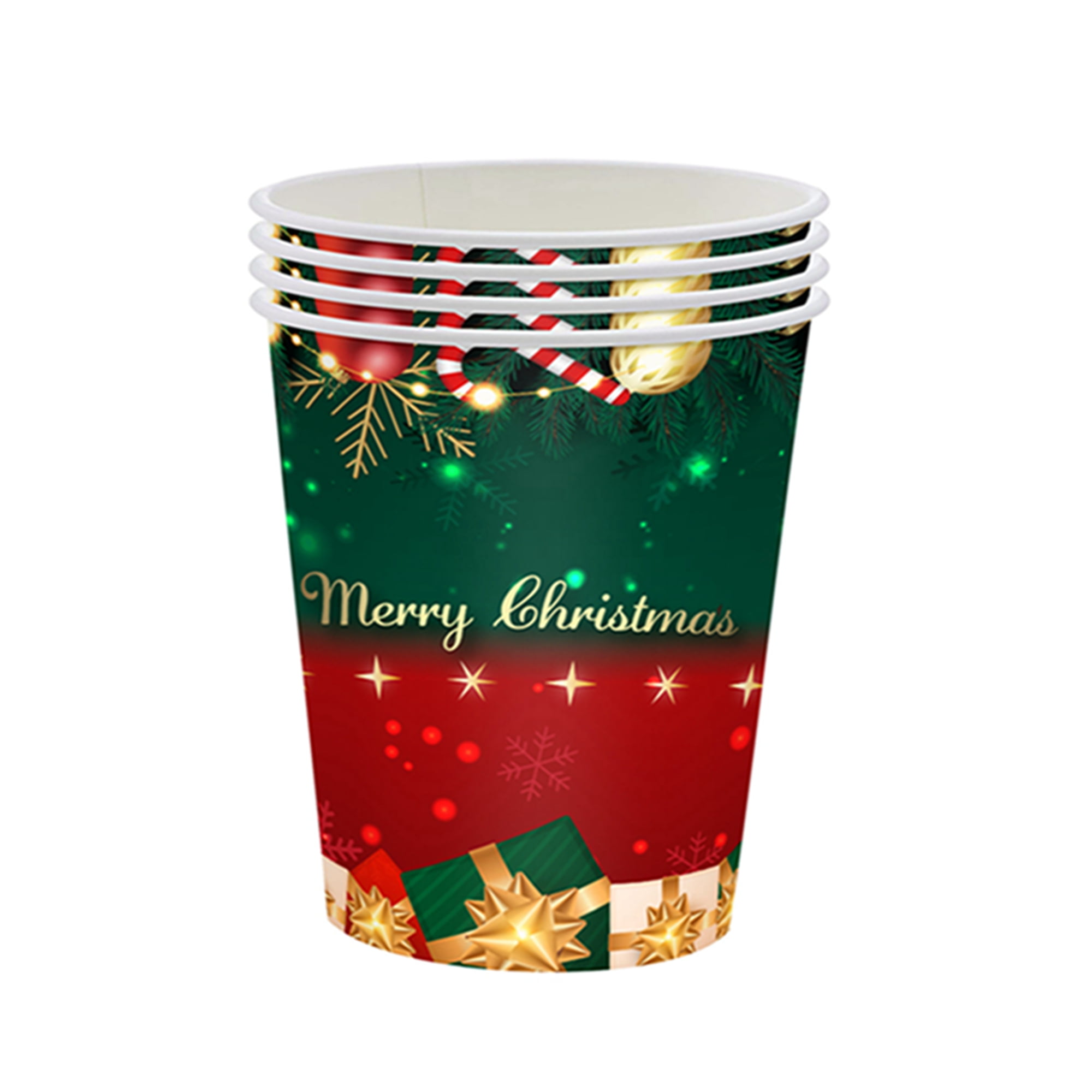 CenturyX Christmas Paper Plate Tissue Paper Tablecloth Disposable