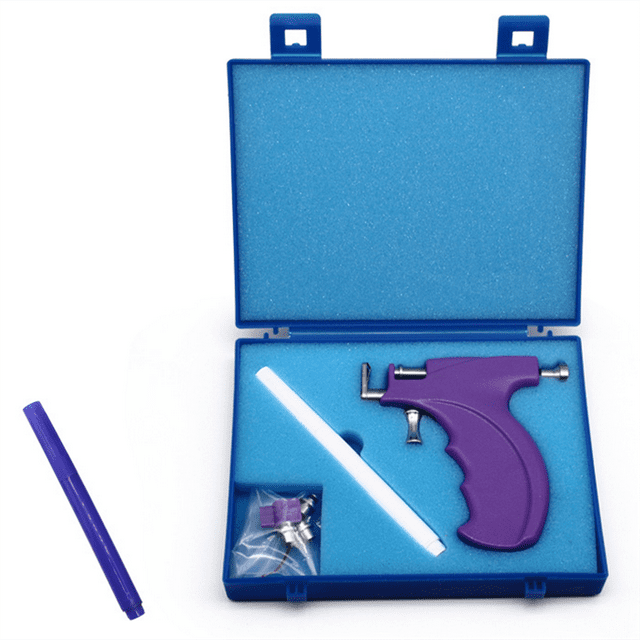 CenturyX Ear Piercing Kit with 98 Stud Earrings and Ear Piercing Gun