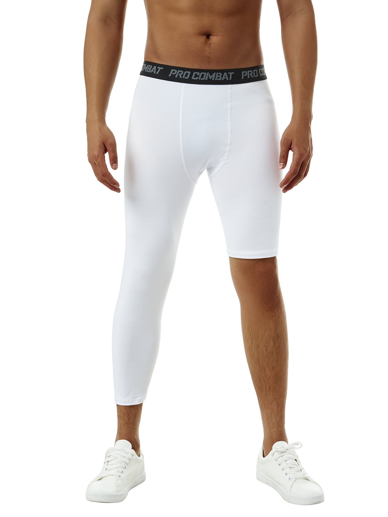  One Leg Men's Compression Tights for Basketball