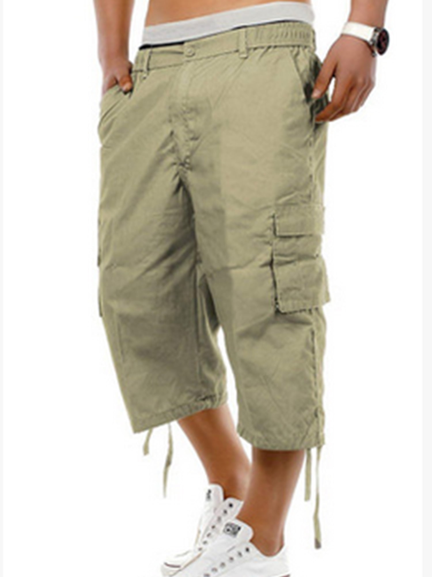 3/4 cargo store shorts for mens