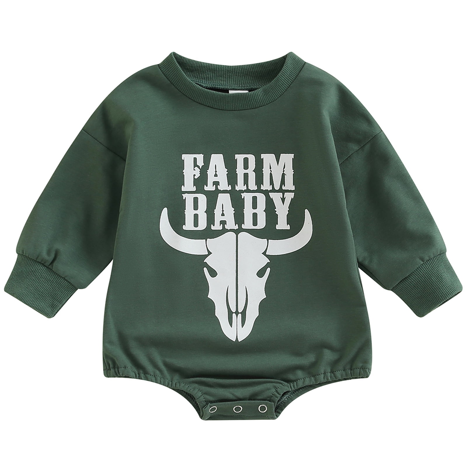 CenturyX Newborn Baby Girl Clothes Fall Long Sleeve Sweatshirt Romper