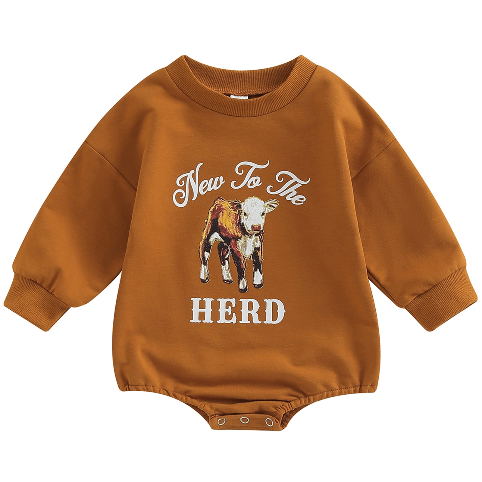 CenturyX Newborn Baby Girl Clothes Fall Long Sleeve Sweatshirt Romper