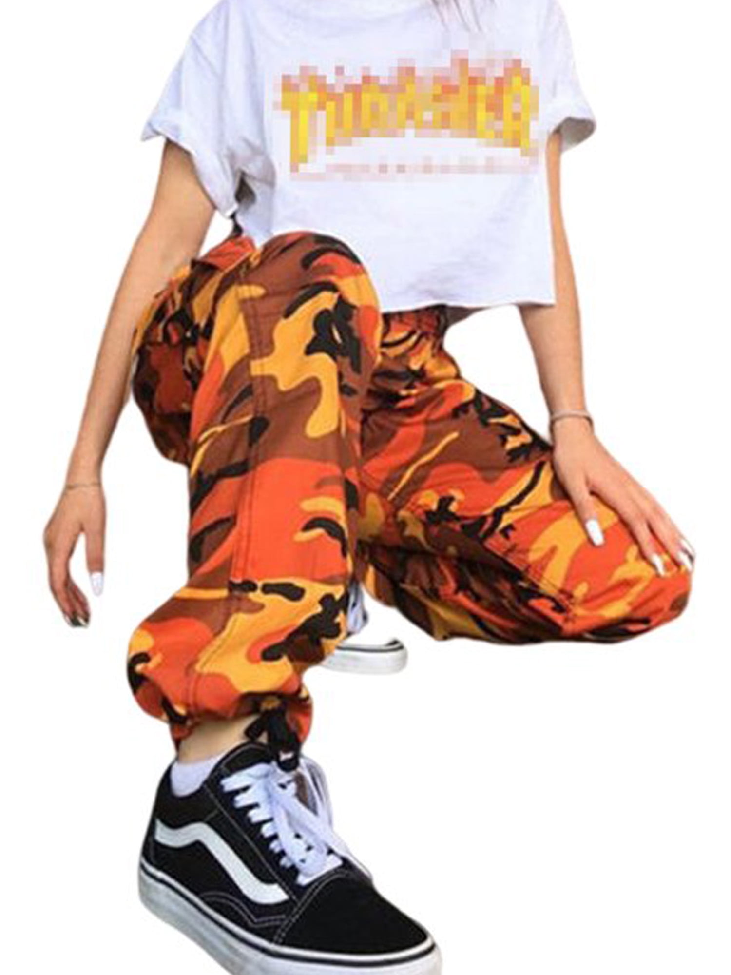 Military pants hotsell orange