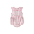 thumbnail image 1 of Cenuakty Baby 3M 6M 12M 18M Girl Summer Striped Romper Doll Collar Sleeveless Jumpsuit for Newborn Toddler Cute Clothes, 1 of 9