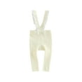 thumbnail image 1 of Cenuakty Baby Boys Girls Suspender Pants, Sleeveless Lace Trim Ribbed Knit Overalls Leggings, 1 of 9