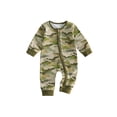 thumbnail image 1 of Cenuakty Baby Boys Jumpsuit, Long Sleeve Camouflage Zipped Casual Autumn Newborn Romper Clothes, 1 of 9