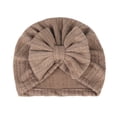 thumbnail image 1 of Cenuakty Baby Turban Hat, Big Hair Bow Knotted Headwrap Soft Newborn Hospital Hat for Boys Girls, 1 of 3
