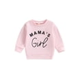 thumbnail image 1 of Cenuakty Kids Baby Girl Boy Sweatshirt Letter Print Long Sleeve Pullovers Autumn Tops for Toddler Cute Clothes, 1 of 9