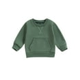 thumbnail image 1 of Cenuakty Kids Sweatshirt, Long Sleeve Crew Neck Embroidery Hoodie Pullover Clothes for Boys Girls, 1 of 8