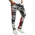 thumbnail image 1 of Cenuakty Men's Casual Sports Pants, Camouflage Letter Print Sweatpants Trousers for Gym Fitness, 1 of 5