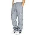 thumbnail image 1 of Cenuakty Men’s Loose Cargo Pants Casual Drawstring Elastic Waist Wide Leg Athletic Sweatpants Outdoor Trousers, 1 of 4