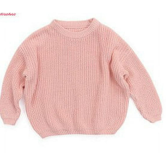 Cenuakty Toddler Baby Fall Winter Sweaters, Kids Long Sleeve Knitted Solid Thick Pullover Clothes