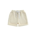 thumbnail image 1 of Cenuakty Toddler Boys Athletic Shorts Solid Color Elastic Casual Shorts Short Pants for Infant Newborn, 1 of 8