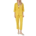 thumbnail image 1 of Cenuakty Women Blazer Suit, Elegant Long Sleeve Lapel Collar Jacket with Pants Lounge Outfit, 1 of 9