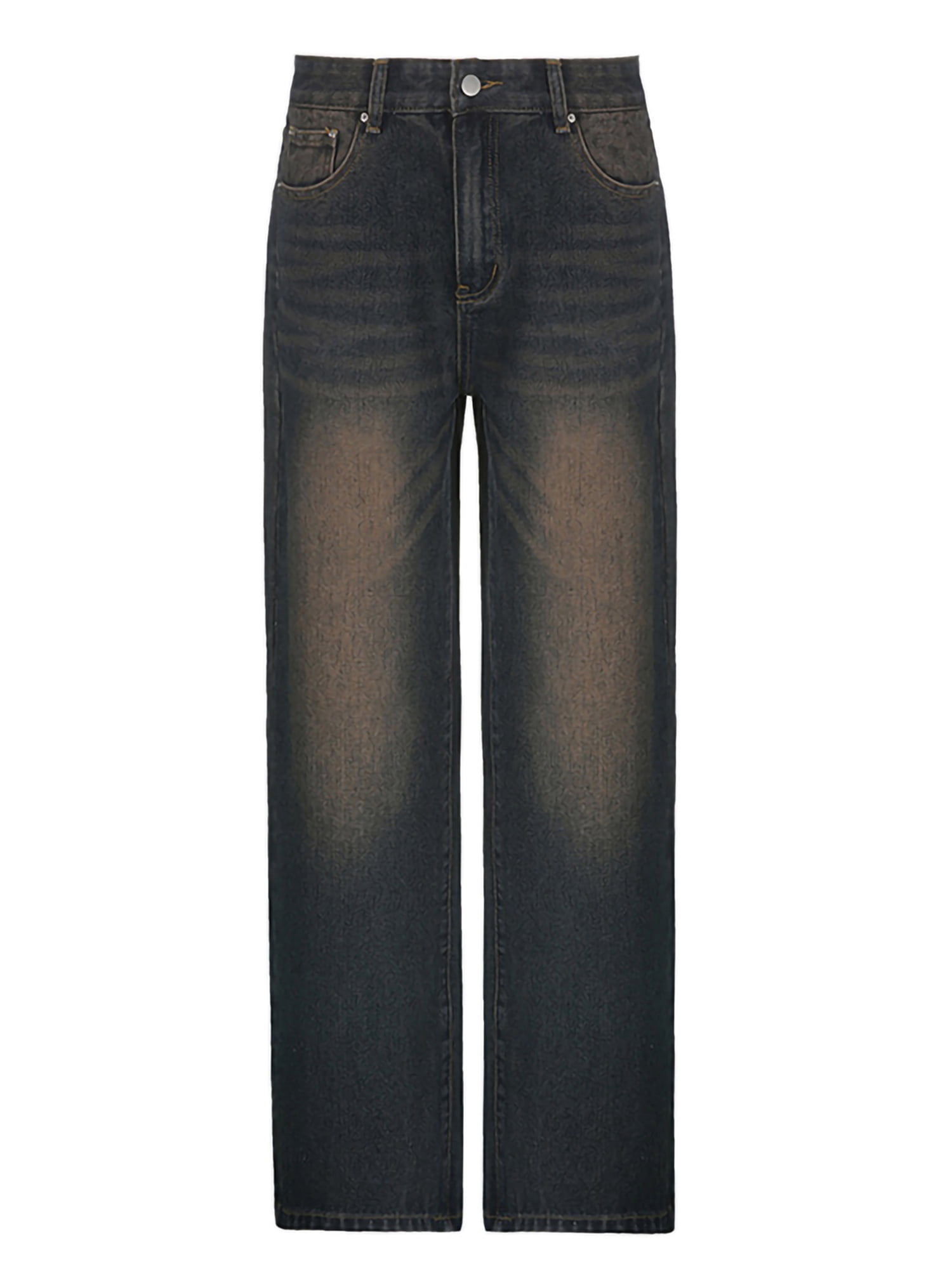 Women Vintage Baggy Straight Jeans main image 1
