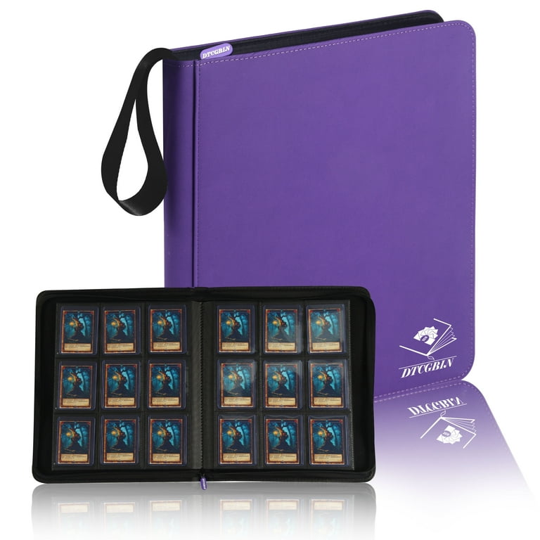 Toploader Binder, 9-Pocket Top Loader Trading Card Binder Album Compatible for TCG MTG,Holds 3"x4" 288 Rigid Cards - purple - Walmart.com Toploader Binder, 9-Pocket Top Loader Trading Card Binder Album Compatible for TCG MTG,Holds 3"x4" 288 Rigid Cards - purple - Walmart.com