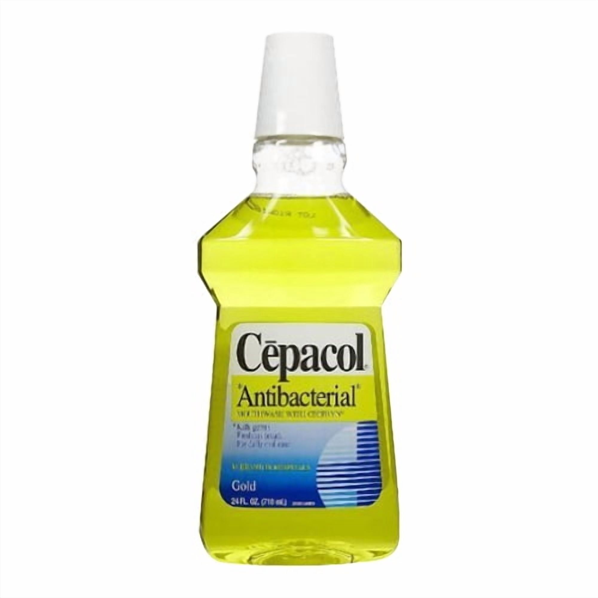 Cepacol Antibacterial Mouthwash And Gargle, Gold - 24 Oz