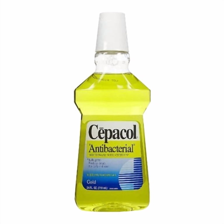 Cepacol Antibacterial Mouthwash And Gargle, Gold - 24 Oz - Walmart.com