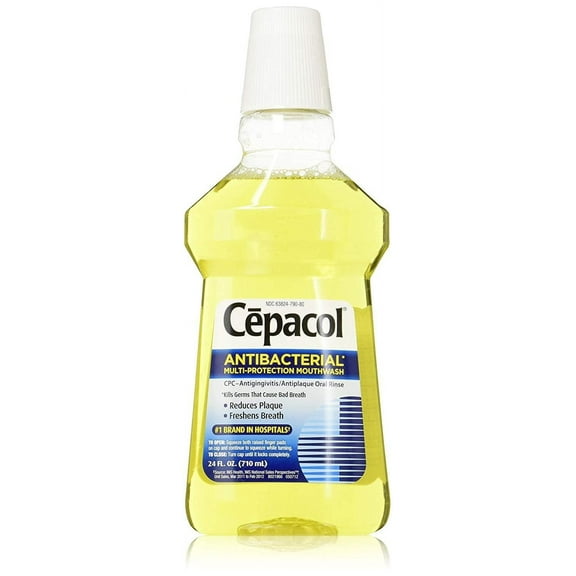 Cepacol Antibacterial Multi-Protection Mint Freshening Mouthwash 24 oz