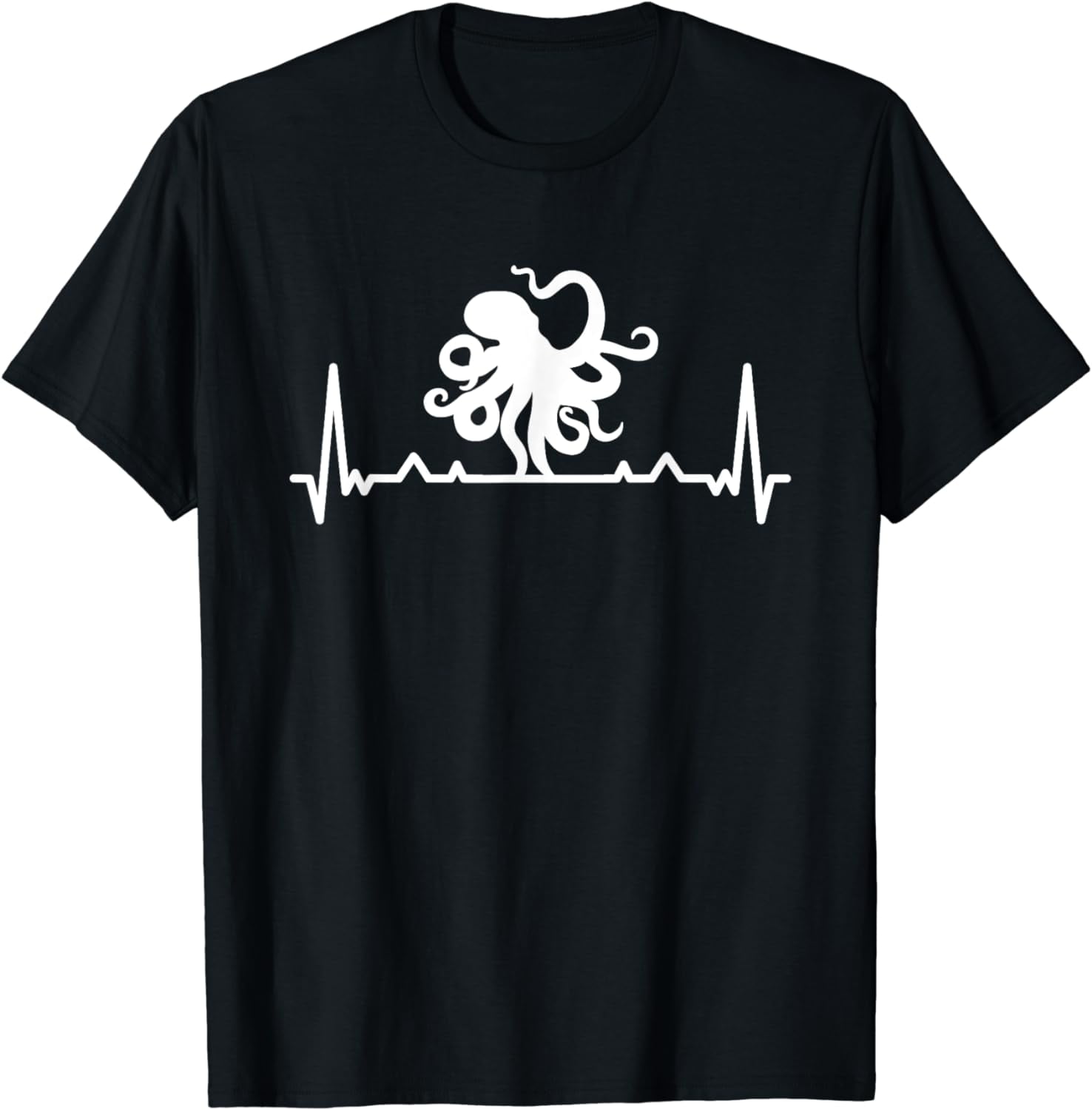 Cephalopod Sea Creature Octopus Heartbeat Octopuses T-Shirt - Walmart.com