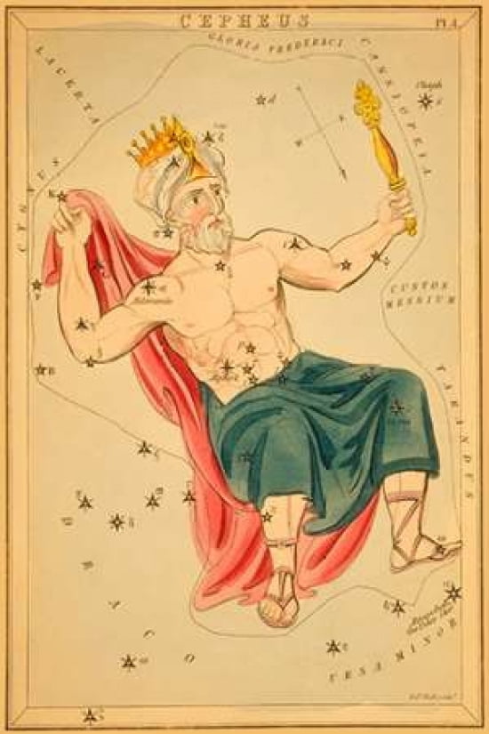 Cepheus 1825 Canvas Art - Jehoshaphat Aspin (12 x 18)