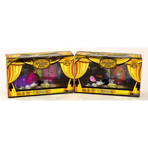 Cephia Interactive Zhu Magician Pet Toys Bundle - Amazing Madame Zhu & The Great Magician Zhu (2 Box Set)