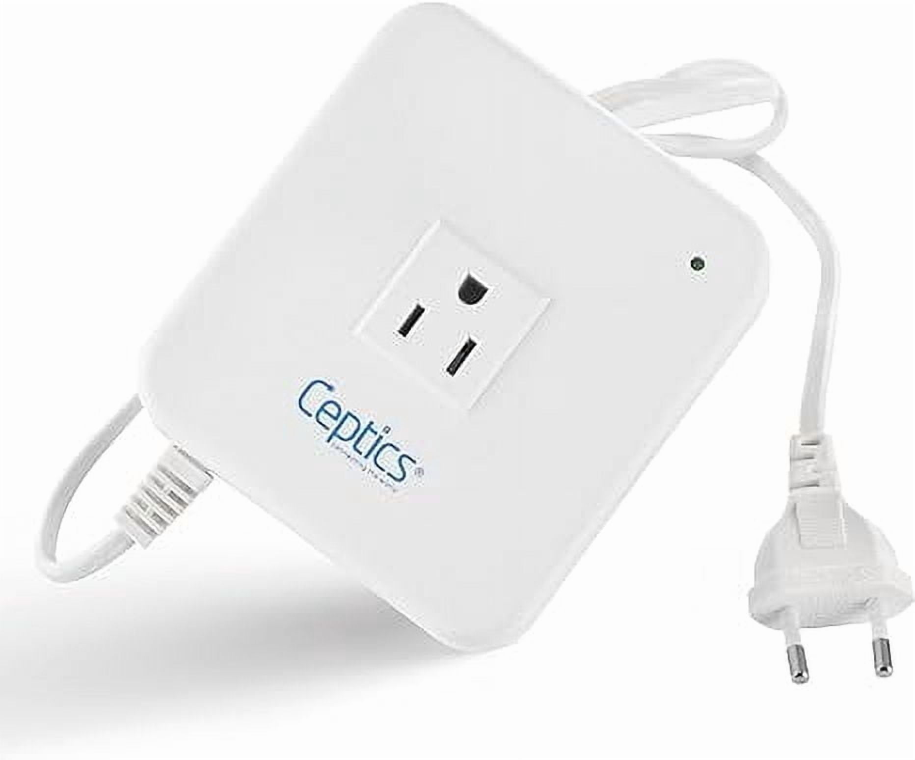 Ceptics 300-Watt Voltage Converter - Step Down - 220v to 110v / 240v to 120v Travel Power Converter - for Hair Straightener, Laptops and Chargers, CE Certified