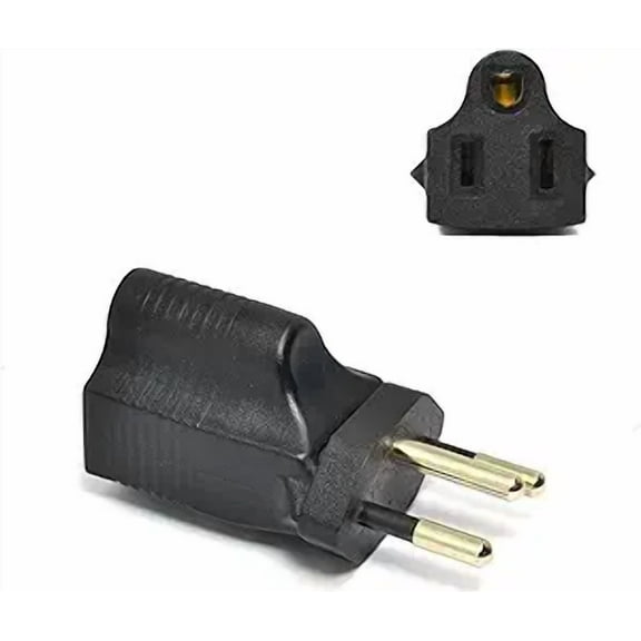 Ceptics Brazil Nbr14136 Travel Power Plug Adapter Accepts NEMA 5-15R - ETL Certified - Industrial Grade (IG-11C)