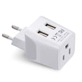 thumbnail image 1 of Ceptics CTU-9C Continental European Travel Adapter Plug - Type C - Dual USB Devices, 1 of 11