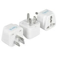 thumbnail image 1 of Ceptics Grounded Universal Plug Adapter for US (Type B) - 3 Pack, 1 of 8