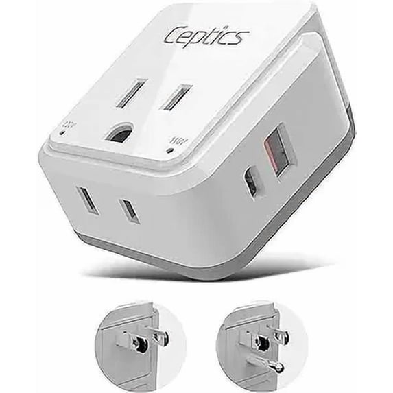 Ceptics Japan, Philippines Power Travel Plug Adapter Set, 20W PD & QC ...