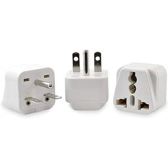 Ceptics Universal USA NEMA 5-15R to NEMA 6-15P Plug Adapter