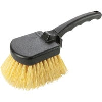 Harper 8-Inch Black Plastic Utility Scrub Brush with Synthetic Bristles