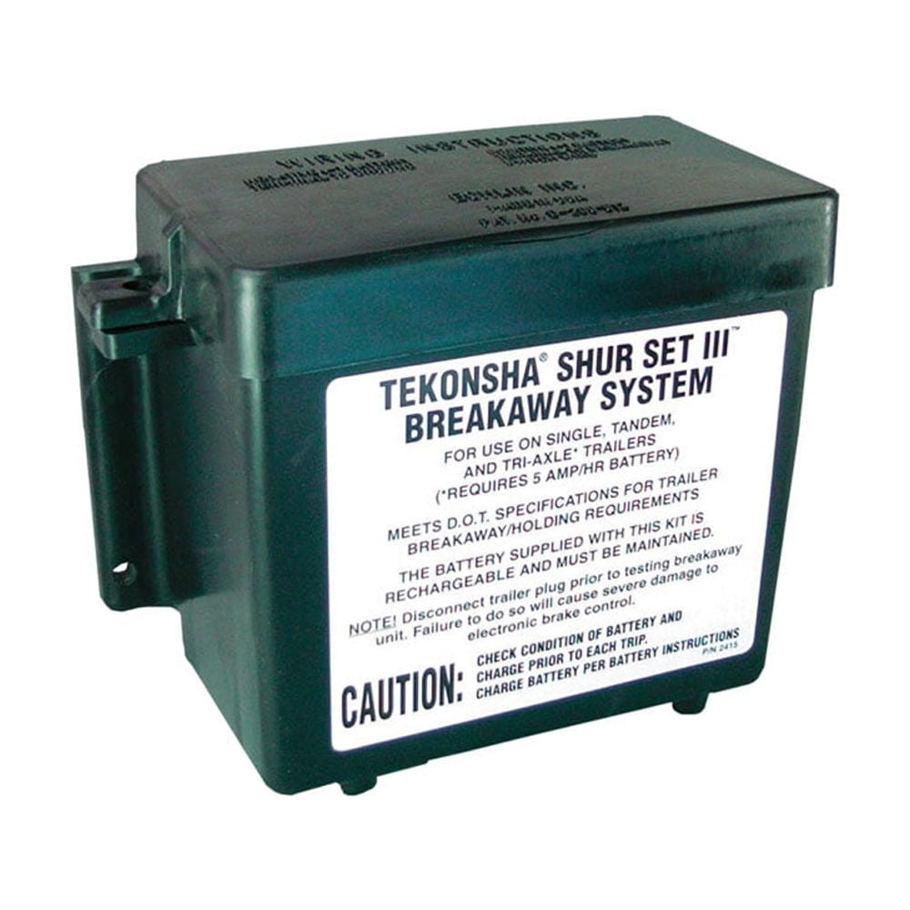 Tekonsha Green Heavy Duty Polymer Lockable Battery Case